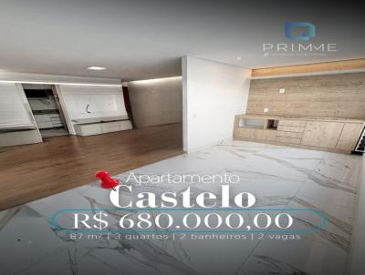 Apartamento para Venda, em Belo Horizonte, bairro Castelo, 3 dormit�rios, 2 banheiros, 2 vagas