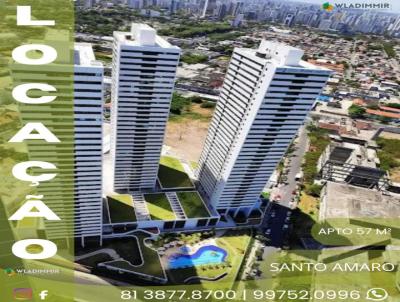 Apartamento para Loca��o, em Recife, bairro Santo Amaro, 2 dormit�rios, 2 banheiros, 1 su�te, 1 vaga