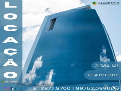 Laje Corporativa para Loca��o, em Recife, bairro Ilha do Leite, 8 vagas
