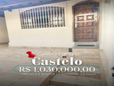 Casa Geminada para Venda, em Belo Horizonte, bairro Castelo, 3 dormit�rios, 2 banheiros, 2 vagas