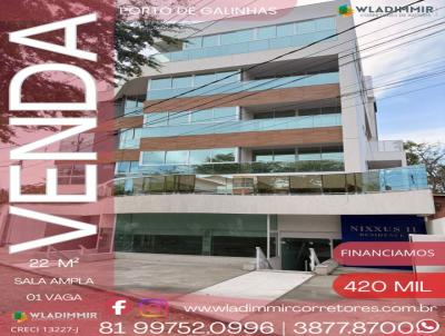Flat para Venda, em Ipojuca, bairro PORTO DE GALINHAS, 1 dormit�rio, 1 banheiro, 1 vaga