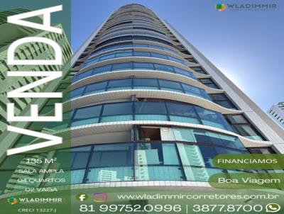Apartamento para Venda, em Recife, bairro Boa Viagem, 4 dormit�rios, 5 banheiros, 3 su�tes, 2 vagas