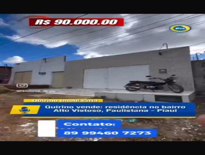 Casa T�rrea para Venda, em Paulistana, bairro Alto Vistoso, 3 dormit�rios, 1 banheiro, 1 vaga