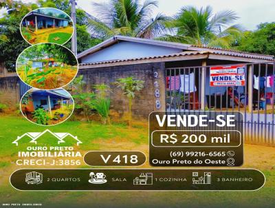 Casa para Venda, em Ouro Preto do Oeste, bairro , 2 dormit�rios, 1 banheiro