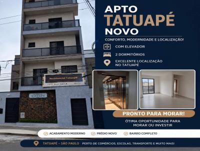 Apartamento / Novo para Venda, em S�o Paulo, bairro Ch�cara Santo Ant�nio (Zona Leste), 2 dormit�rios, 1 banheiro