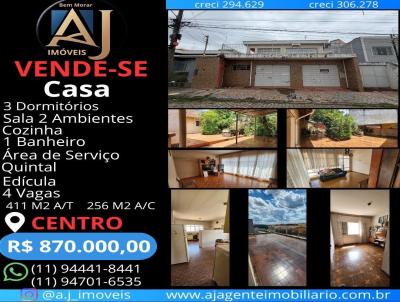 Casa T�rrea para Venda, em Atibaia, bairro Jardim Brasil, 3 dormit�rios, 2 banheiros, 4 vagas