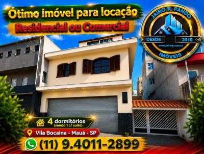Casa para Loca��o, em Mau�, bairro Vila Bocaina, 4 dormit�rios, 4 banheiros, 2 su�tes, 6 vagas