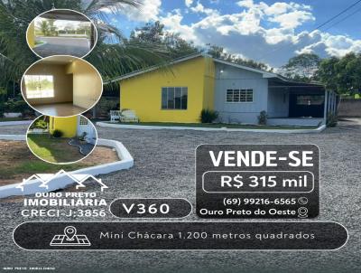 Ch�cara para Venda, em Ouro Preto do Oeste, bairro , 3 dormit�rios, 1 banheiro, 1 su�te, 2 vagas