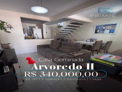 Casa Geminada para Venda, em Contagem, bairro Arvoredo II, 2 dormit�rios, 2 banheiros, 1 vaga