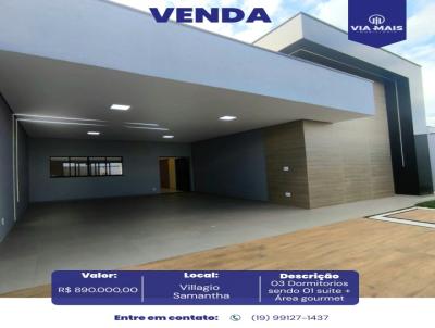Casa em Condom�nio para Venda, em Araras, bairro Villagio Samantha