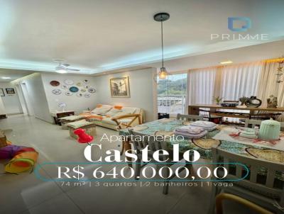Apartamento para Venda, em Belo Horizonte, bairro Castelo, 3 dormit�rios, 2 banheiros, 2 vagas