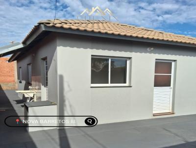 Casa para Venda, em Barretos, bairro Nova Barretos III, 2 dormit�rios, 1 banheiro
