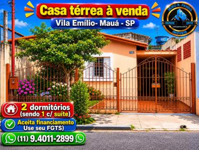 Casa para Venda, em Mau�, bairro Vila Em�lio, 2 dormit�rios, 2 banheiros, 1 su�te, 3 vagas
