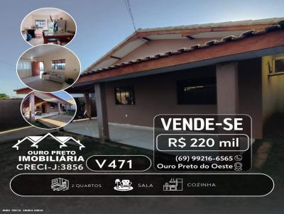 Casa para Venda, em Ouro Preto do Oeste, bairro COLINA PARK, 2 dormit�rios, 1 banheiro, 1 vaga