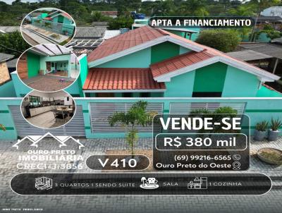 Casa para Venda, em Ouro Preto do Oeste, bairro AEROPORTO, 3 dormit�rios, 1 banheiro, 1 su�te, 2 vagas