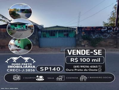 Casa para Venda, em Ouro Preto do Oeste, bairro , 2 dormit�rios, 1 banheiro