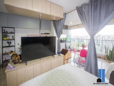 Apartamento para Venda, em S�o Paulo, bairro BROOKLIN, 1 dormit�rio, 1 banheiro, 1 vaga