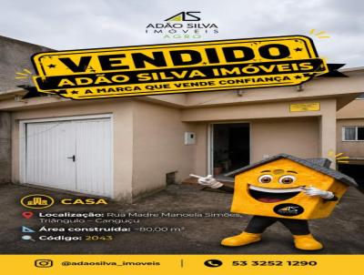 Casa para Venda, em Cangu�u, bairro Triangulo, 3 dormit�rios, 1 banheiro