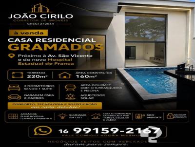 Casa para Venda, em Franca, bairro , 3 dormit�rios, 2 banheiros, 1 su�te, 2 vagas