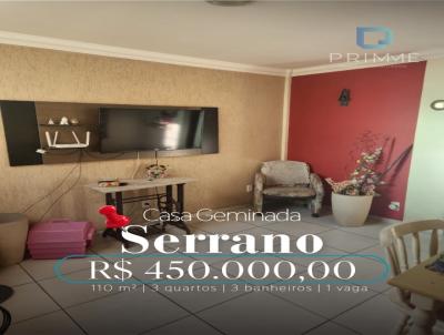 Casa Geminada para Venda, em Belo Horizonte, bairro Serrano, 3 dormit�rios, 3 banheiros, 1 vaga