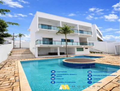 Casa para Loca��o, em Pouso Alegre, bairro Colinas de Santa B�rbara, 3 dormit�rios, 5 banheiros, 1 su�te, 4 vagas