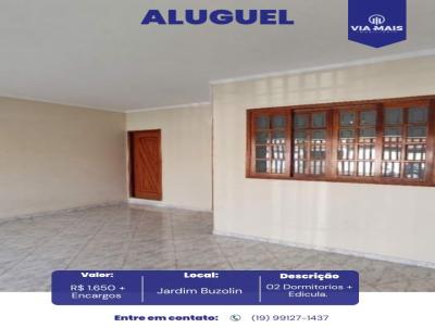 Casa para Loca��o, em Araras, bairro Jardim Buzolin, 3 dormit�rios, 2 banheiros