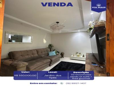 Casa para Venda, em Araras, bairro Bosque dos Yp�s, 2 dormit�rios, 2 banheiros, 1 su�te, 1 vaga