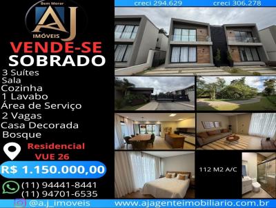 Casa em Condom�nio para Venda, em Atibaia, bairro Ch�caras Interlagos, 1 banheiro, 3 su�tes, 2 vagas