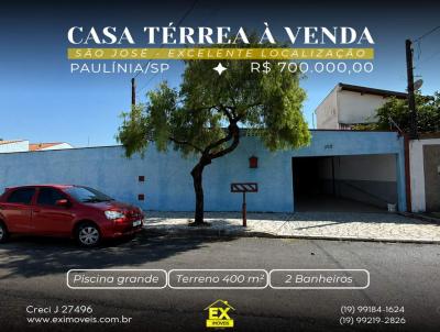 Casa para Venda, em Paul�nia, bairro Jo�o Aranha, 1 dormit�rio, 2 banheiros, 6 vagas