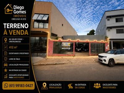 Lote para Venda, em Cristalina, bairro Centro
