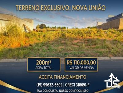 Terreno para Venda, em S�o Jo�o da Boa Vista, bairro Nova Uni�o