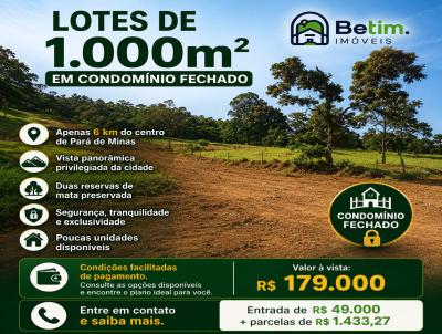 Lote para Venda, em Par� de Minas, bairro Centro