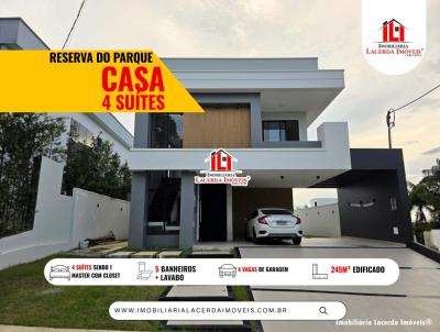 Casa em Condom�nio para Venda, em Manaus, bairro Ponta Negra, 4 dormit�rios, 5 banheiros, 4 su�tes, 4 vagas
