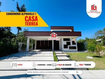 Casa em Condom�nio para Venda, em Manaus, bairro Ponta Negra, 4 dormit�rios, 5 banheiros, 4 su�tes, 4 vagas