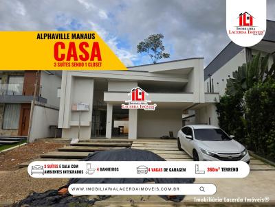 Casa em Condom�nio para Venda, em Manaus, bairro Ponta Negra, 3 dormit�rios, 4 banheiros, 3 su�tes, 4 vagas
