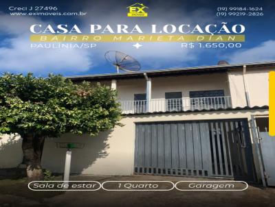 Casa para Loca��o, em Paul�nia, bairro Marieta Dian