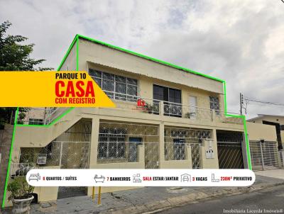 Casa para Venda, em Manaus, bairro rua. Joaquim Curado 177, 6 dormit�rios, 6 banheiros, 1 su�te, 4 vagas