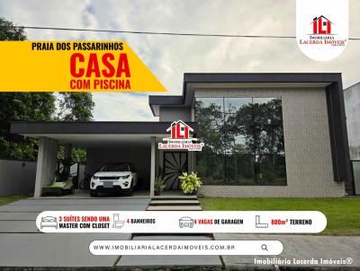 Casa em Condom�nio para Venda, em Manaus, bairro Ponta Negra, 3 dormit�rios, 4 banheiros, 3 su�tes, 6 vagas