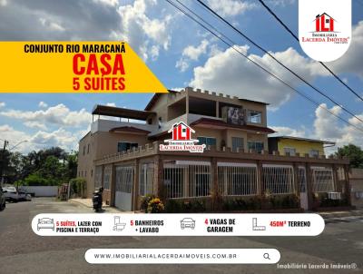 Casa para Venda, em Manaus, bairro Flores, 5 dormit�rios, 6 banheiros, 5 su�tes, 4 vagas