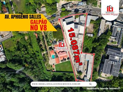 Galp�o para Venda, em Manaus, bairro Adrian�polis, 1 dormit�rio, 1 banheiro, 1 su�te, 1 vaga