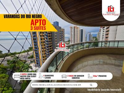 Apartamento para Venda, em Manaus, bairro Ponta Negra, 3 dormit�rios, 5 banheiros, 3 su�tes, 3 vagas