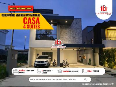 Casa em Condom�nio para Venda, em Manaus, bairro Ponta Negra, 4 dormit�rios, 6 banheiros, 4 su�tes, 6 vagas