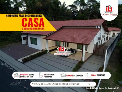 Casa em Condom�nio para Venda, em Manaus, bairro Ponta Negra, 6 dormit�rios, 7 banheiros, 2 su�tes, 10 vagas