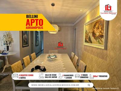 Apartamento para Venda, em Manaus, bairro Adrian�polis, 4 dormit�rios, 4 banheiros, 3 su�tes, 3 vagas
