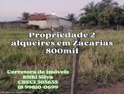 S�tio para Venda, em Zacarias, bairro , 2 dormit�rios, 2 banheiros, 3 vagas