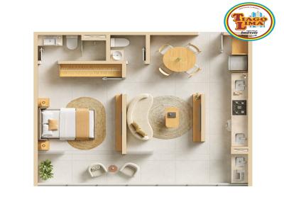 Apartamento para Venda, em Caraguatatuba, bairro Martim de S�, 2 banheiros, 1 su�te, 1 vaga