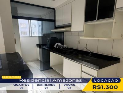 Apartamento para Loca��o, em Franca, bairro Residencial Amazonas, 2 dormit�rios, 1 banheiro, 2 vagas