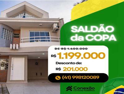 Sobrado para Venda, em Curitiba, bairro Vista Alegre, 3 dormit�rios, 5 banheiros, 3 su�tes, 3 vagas