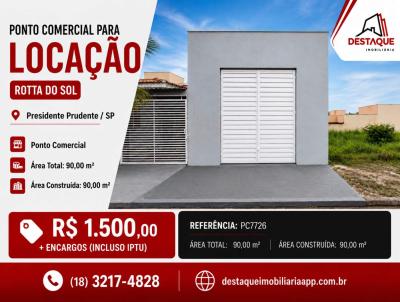 Ponto Comercial para Loca��o, em Presidente Prudente, bairro Rotta do Sol
