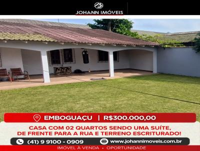 Casa para Venda, em Paranagu�, bairro Embogua�u, 2 dormit�rios, 1 banheiro, 1 su�te, 1 vaga